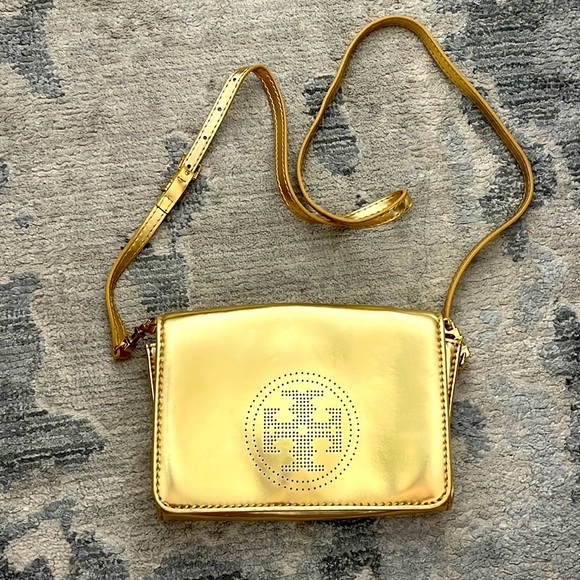 Tory Burch Bags Gold Tory Burch Purse Poshmark